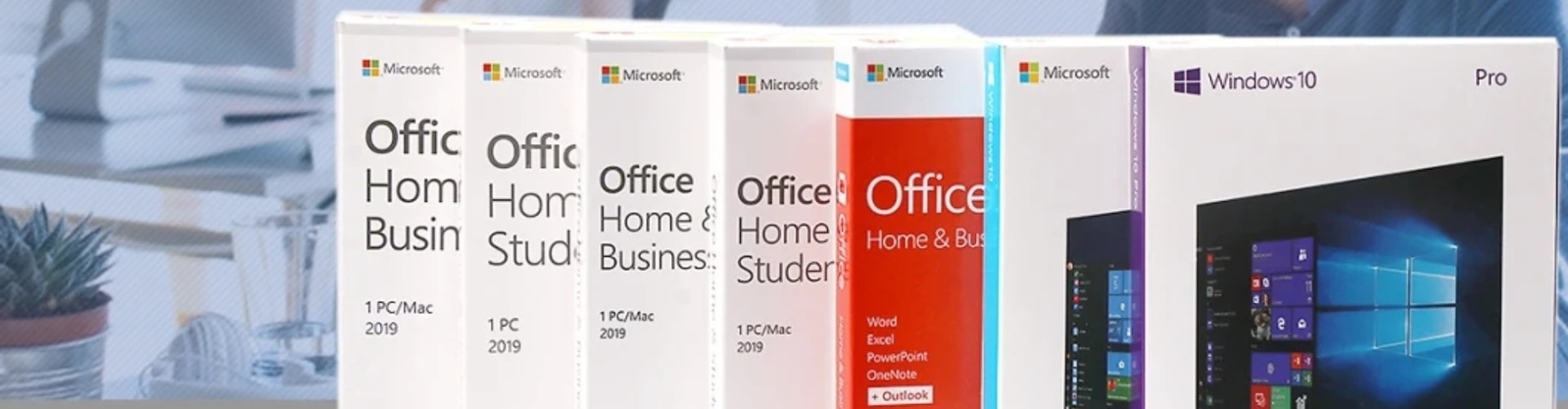 Boîte de vente au détail de Windows 10