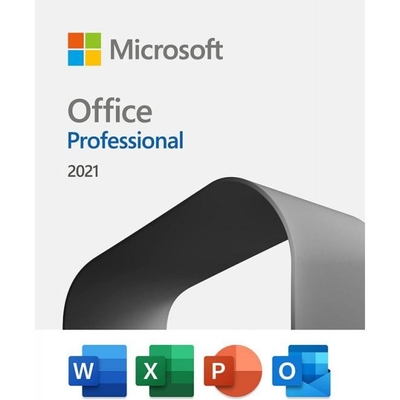 Clé de vente au détail des licences de téléchargement de logiciels Microsoft Office 2021 Professional Plus