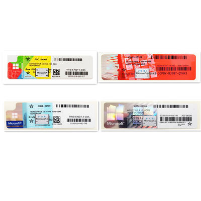 Win 10 Win 11 professionnel Win 10 Win 11 Pro COA autocollant clé de détail