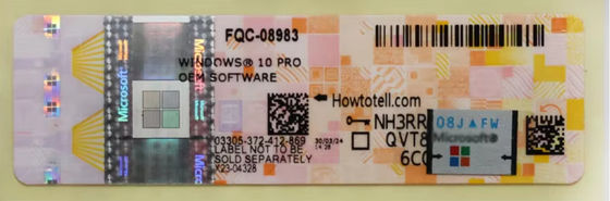 Win 10 Pro Win 11 Pro COA autocollant 100% activation en ligne clé OEM gratuit expédition rapide