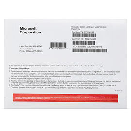Paquet d'OEM de norme du serveur 2016 de Microsoft Windows de l'anglais avec le bit de DVD 64