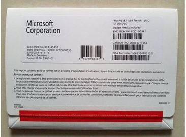 Activation 100% globale professionnelle de région de Microsoft Windows 8,1 de paquet d'OEM