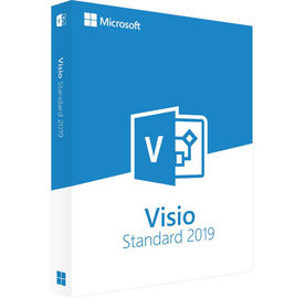 Version 2019 véritable d'entreprise de norme de Microsoft Visio de codes principaux de logiciel de 100%