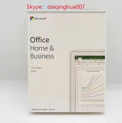 Boîte de vente au détail en ligne activée par clé de licence Microsoft Office Home and Business 2019