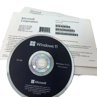 Windows 11 Pro DVD Pack fonctionne à 100% avec support multilingue et livraison rapide