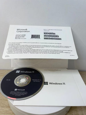 Windows 11 Pro DVD Pack fonctionne à 100% avec support multilingue et livraison rapide
