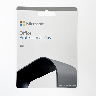 Office 2021 Pro Plus Carte de clé 100% en ligne Activation du bureau 2021 Professional Plus Carte de clé