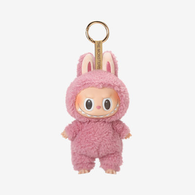 PopMARTS Autentiques monstres Labubu Excitant Macaron Boîte aveugle Figure Plush Doll Jouets mignons Boîtes mystérieuses