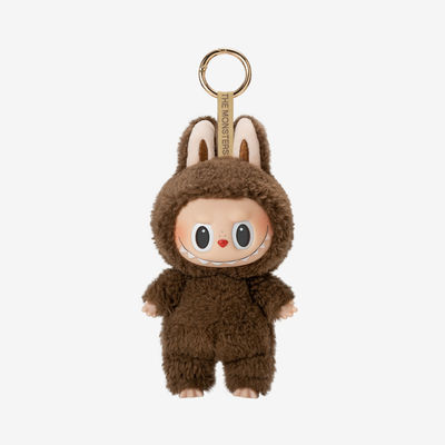 PopMARTS Autentiques monstres Labubu Excitant Macaron Boîte aveugle Figure Plush Doll Jouets mignons Boîtes mystérieuses
