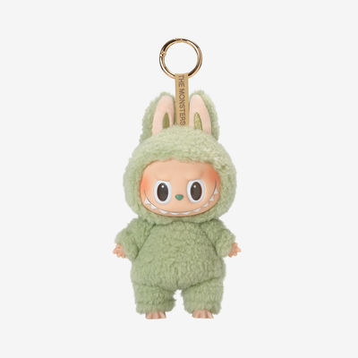 PopMARTS Autentiques monstres Labubu Excitant Macaron Boîte aveugle Figure Plush Doll Jouets mignons Boîtes mystérieuses