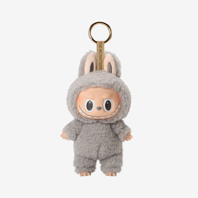 PopMARTS Autentiques monstres Labubu Excitant Macaron Boîte aveugle Figure Plush Doll Jouets mignons Boîtes mystérieuses