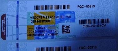 Autocollant de COA de MS Windows, clé de permis de COA pour le bit du professionnel 32 de Windows 8