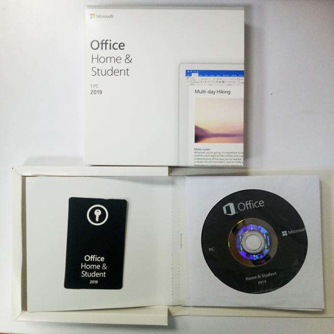 Langue multiple Microsoft Office paquet au détail de 2019 à la maison et d'étudiant de boîte avec le DVD