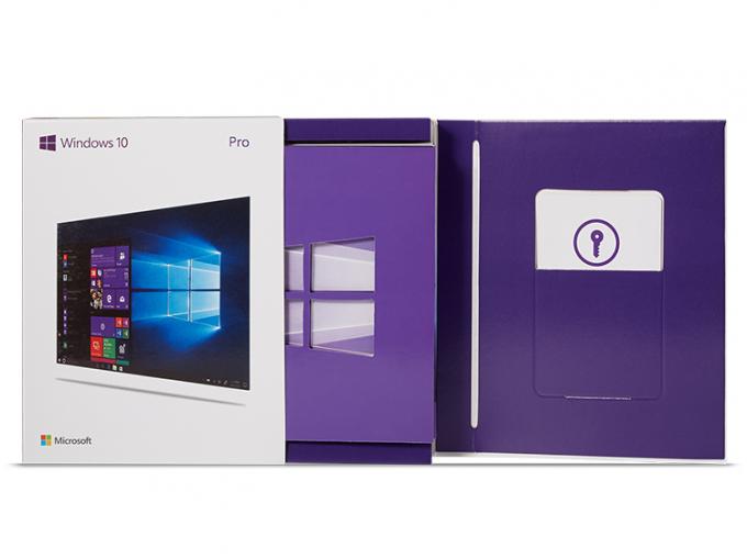 Pro paquet complet au détail de professionnel de la victoire 10 de logiciel de paquet de boîte de Windows 10 globaux avec le DVD