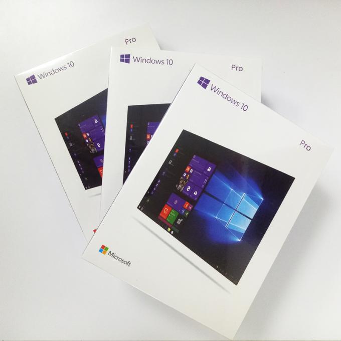 Pro paquet complet au détail de professionnel de la victoire 10 de logiciel de paquet de boîte de Windows 10 globaux avec le DVD