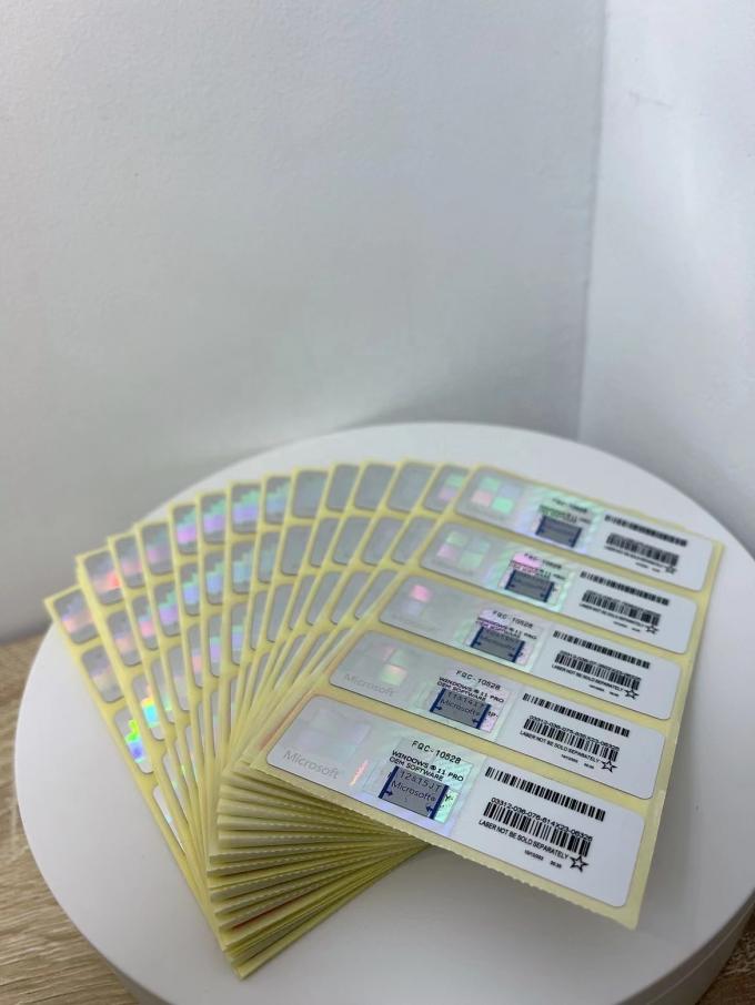 La garantie à vie en ligne globale d'activation de pro autocollant de Coa de Windows 11 gagnent 11 pro KeyPo 4