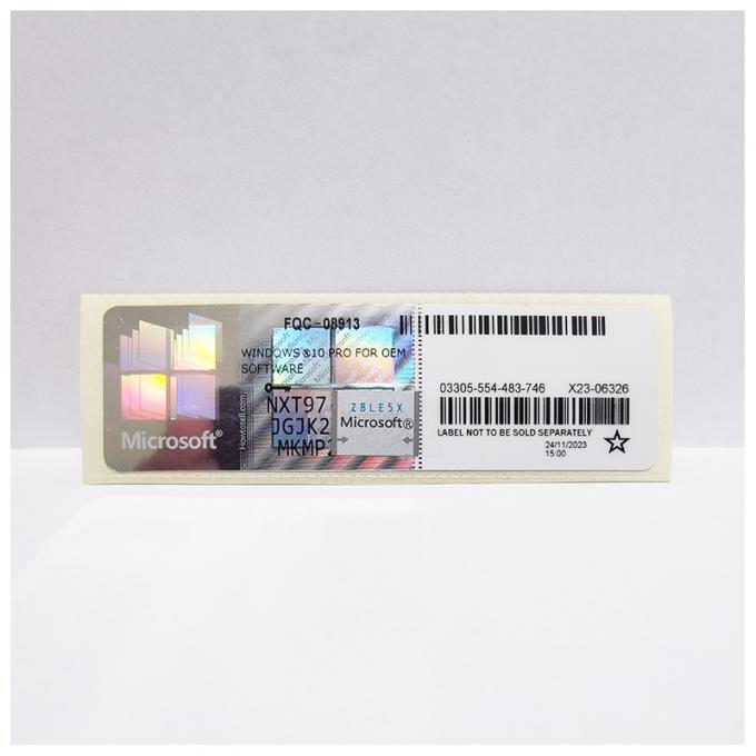 Win 10 Win 11 professionnel Win 10 Win 11 Pro COA autocollant clé de détail 6 mois de garantie 1